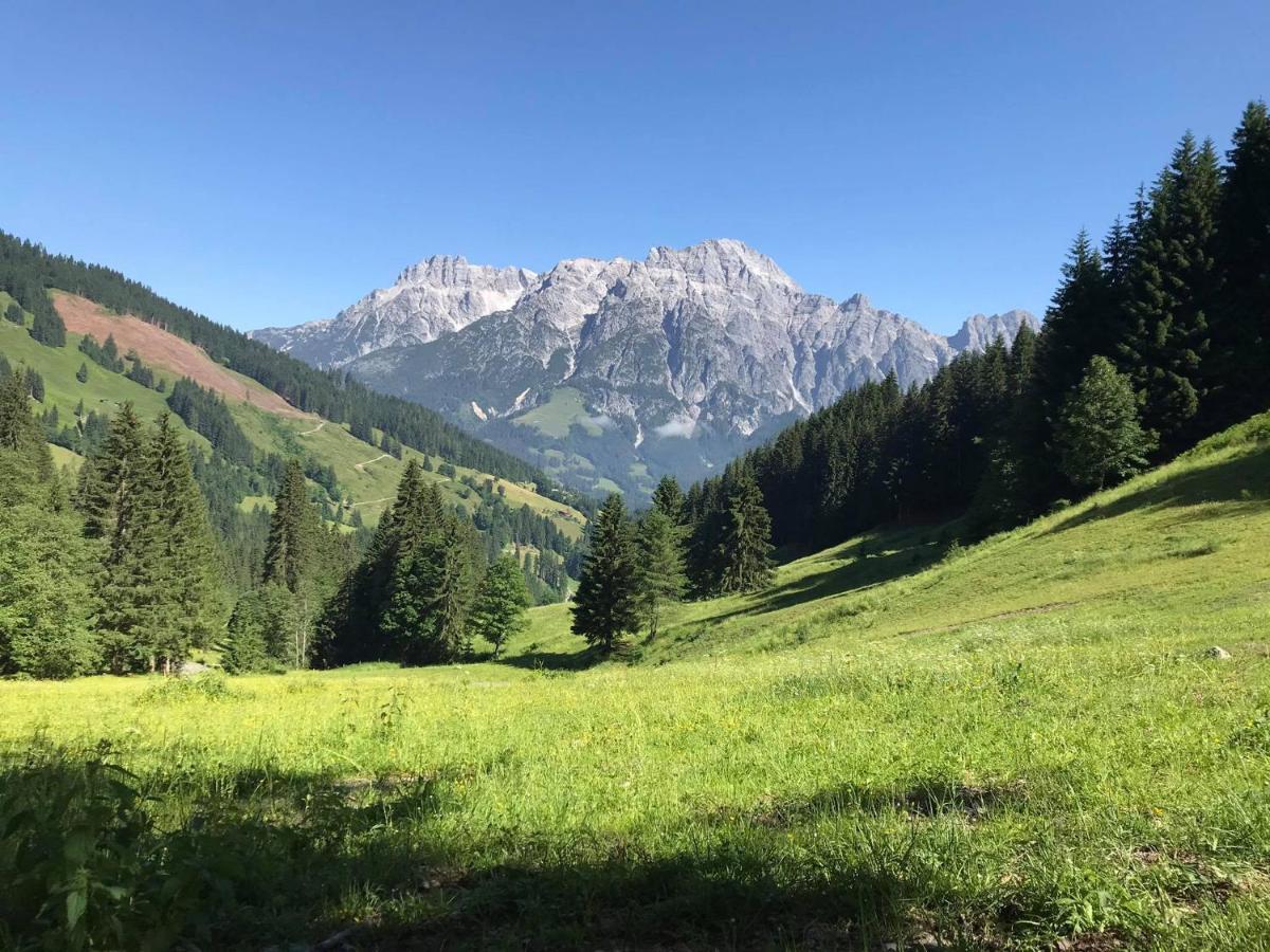 Untergrundgut Villa Leogang Exteriör bild